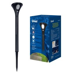 USL-F-169-PT630 SENSOR Садовый светильник на солнечной батарее. с датчиком движения. 1 светодиод. Белый свет. 1x3.7V Li-Ion аккумулятор в-к. IP44. TM Uniel