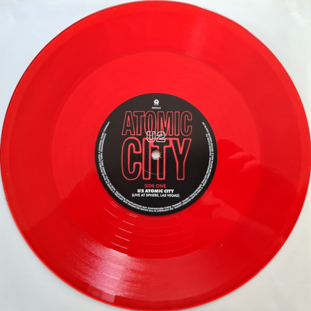 U2 / Atomic City (Coloured Vinyl)(10" Vinyl Single)