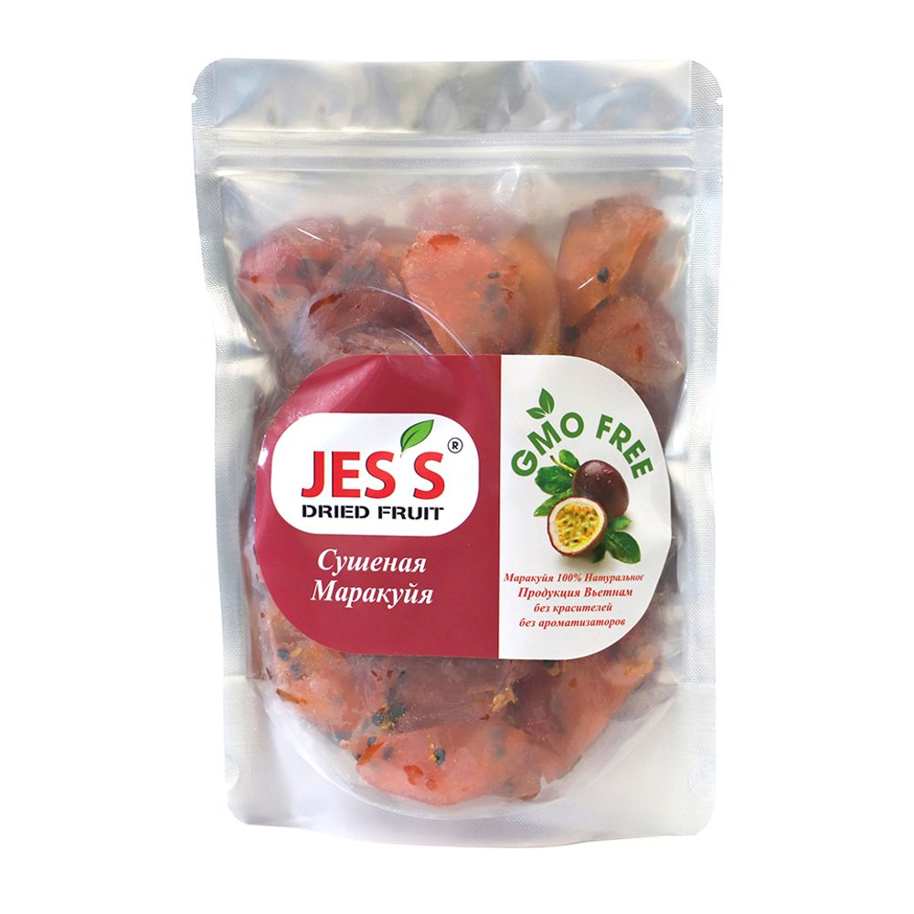 Маракуйя сушеная Jes&#39;s Dried Fruit (GMO Free, без красителей, без ароматизаторов) 500 г