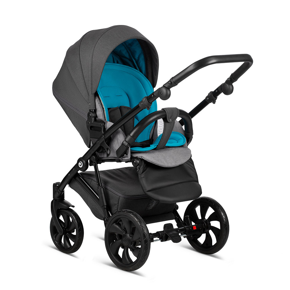 Детская коляска Tutis Zippy 3 в 1 New 2020 №165 (Серый-Бирюза)