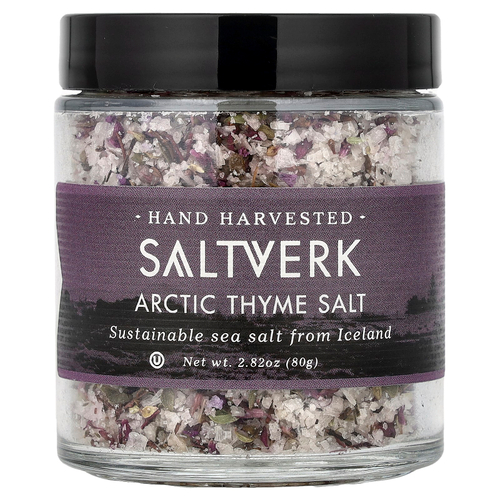 Saltverk, арктическая соль с чабрецом, 80 г (2,82 унции)