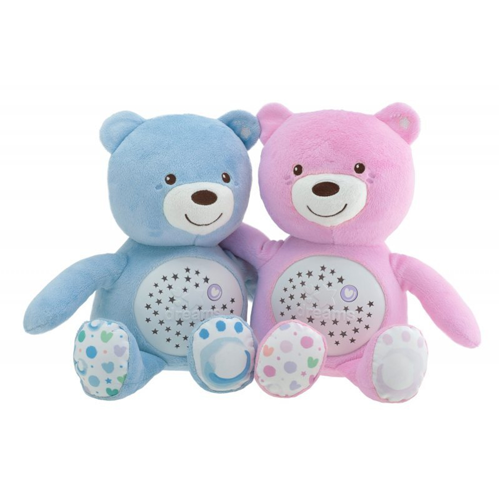 Chicco First Dreams - Плюшевый мишка с проектором Розовый 80151