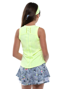 Футболка для девочки теннисная Lucky in Love Going Wild Starter Tank Girls - желтый