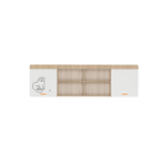 Навесная полка Кот 7.1 Туя светлая,белый