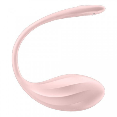 Виброяйцо Satisfyer Ribbed Petal (Connect App) розовый