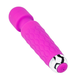 Фиолетовый перезаряжаемый wand-вибратор - 20,5 см.