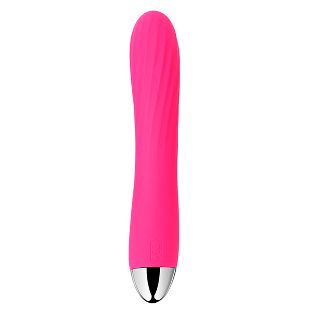 Ярко-розовый вибратор-кролик 19см с нагревом Svakom Angel Flexible Heating Rabbit Vibrator SUDV-03B-PMR