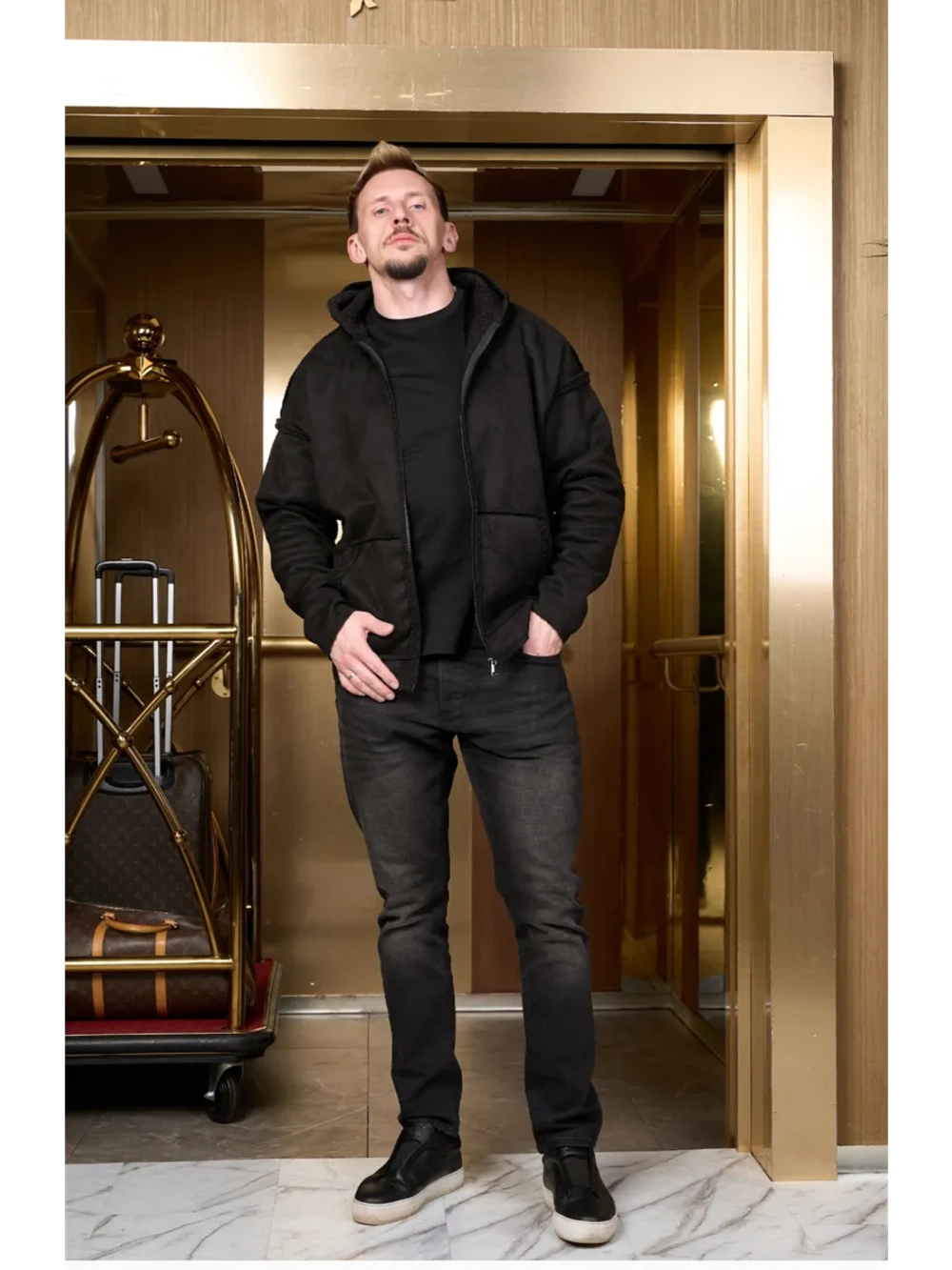 Зип Худи с начесом и мехом