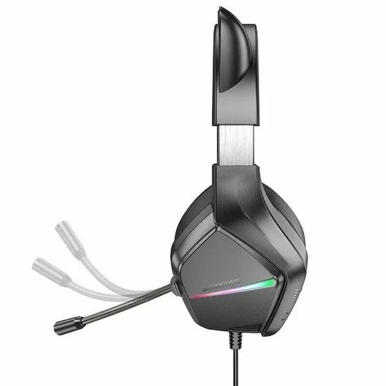 Гарнитура поле ИГР Borofone BO106 black (Elf Cat)