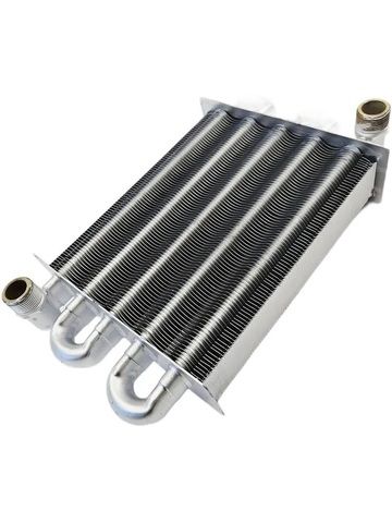 Теплообменник основной первичный (10-24кВт) для KOREA STAR Bravo E/Premium A/Premium E (крепление - резьба) (арт. KS90263900)