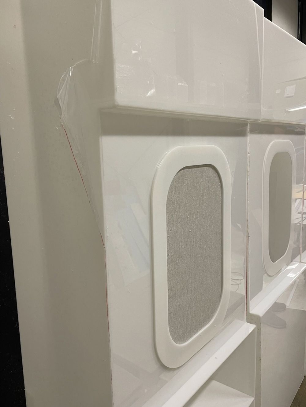 Имитация части самолёта для выставки