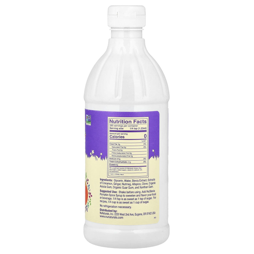 NuNaturals, Концентрированный сироп из тыквенных специй, 0,47 л (16 жидк. унц.)