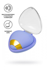 Многофункциональный вибратор L'Eroina Crasatell сиреневый 9,5 см