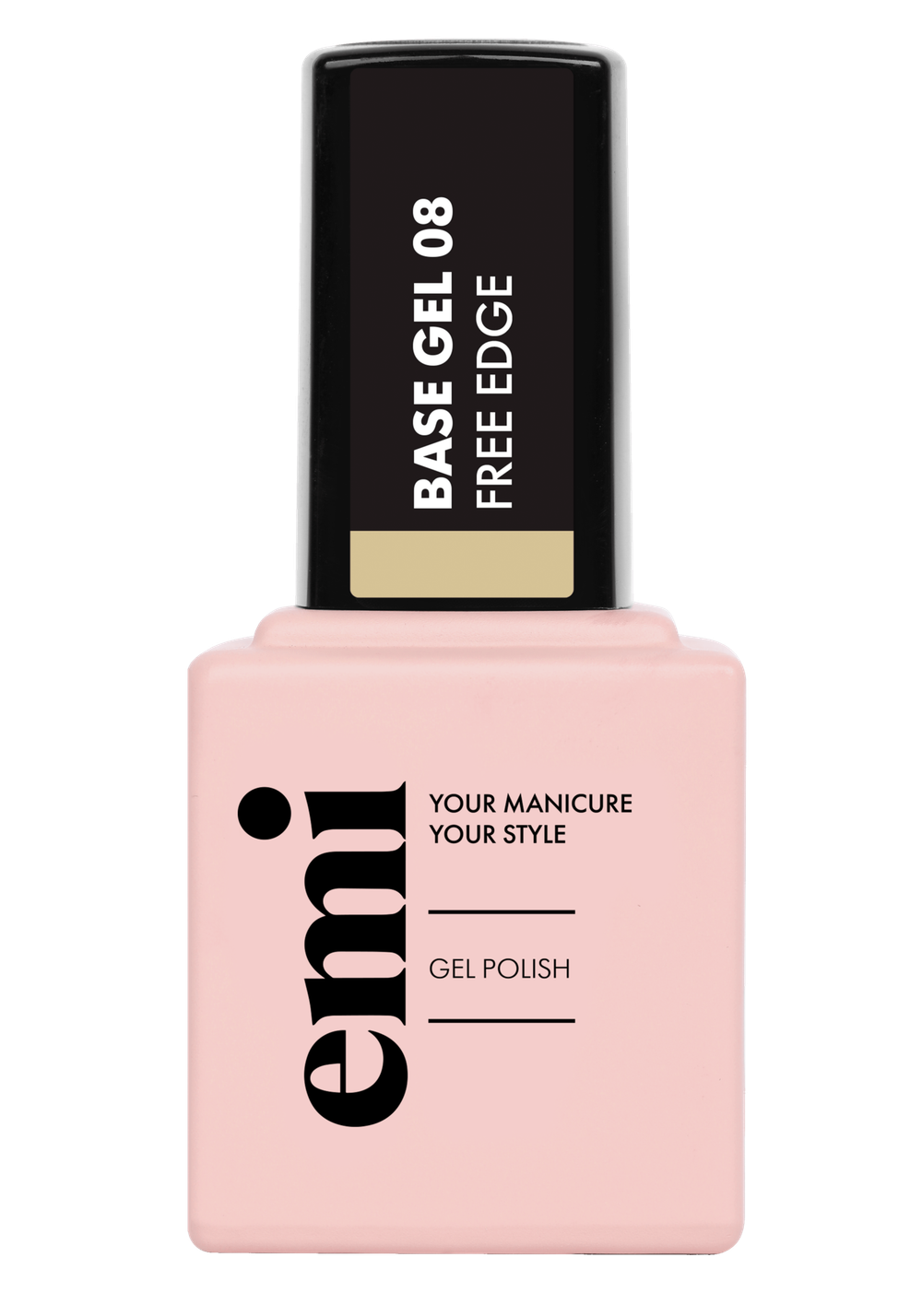 E.MiLac Base Gel Free Edge №08, 9 мл.