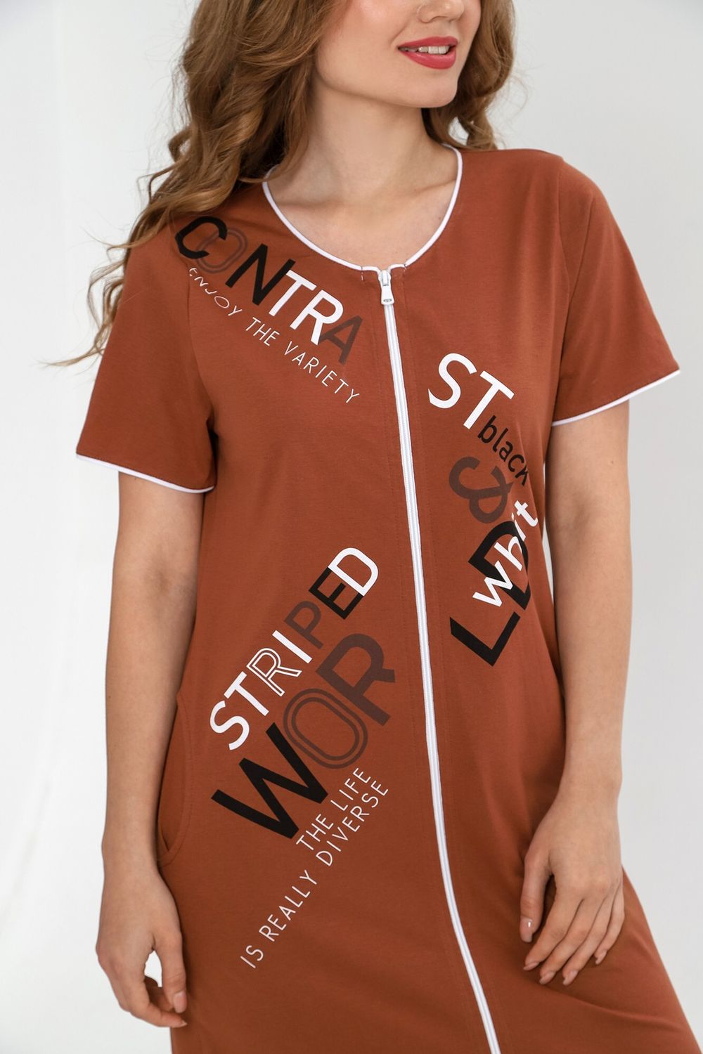 Халат Чили Виотекс КОРИЧНЕВЫЙ