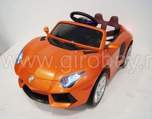 Детский электромобиль River Toys LAMBO E002EE оранжевый