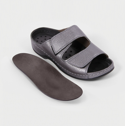 Обувь ортопедическая малосложная LM ORTHOPEDIC, женская LM-701.048 никель