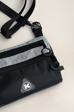 Сумка мессенджер KUL'TURA "CROSS BODY" Светло-серый
