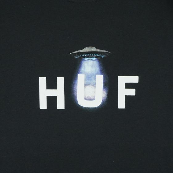 Футболка мужская HUF Abducted артикул:TS01502 BLACK - купить в магазине Дайс