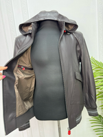 Кожаный бомбер Kiton