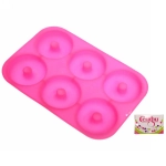Форма силиконовая «Пончики» 6 ячеек 28*19*3 см