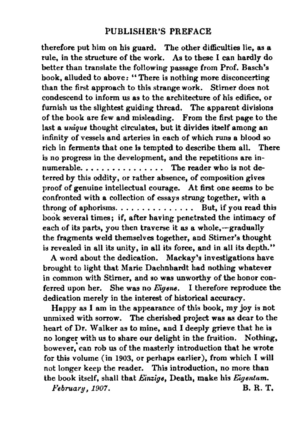 The ego and his own | Max Stirner