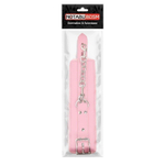 Розовые мягкие наручники на регулируемых ремешках