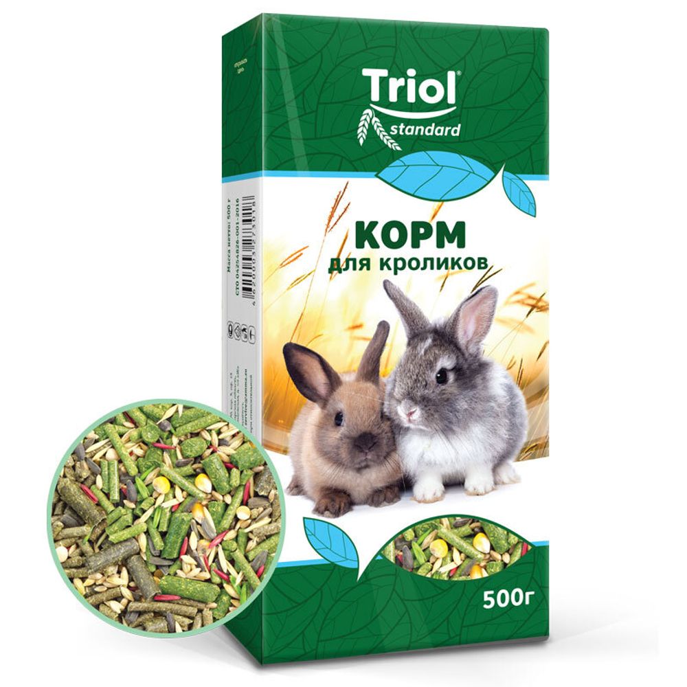 Корм Тriol Standard для кроликов, 500г Корм Тriol Standard для кроликов, 500г