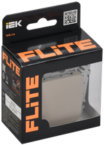 FLITE Подсветка встраиваемая 4000К ПЛ20-ФлЛ льняной IEK