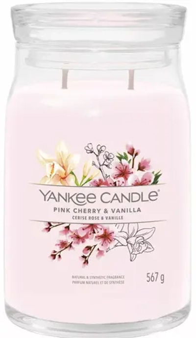 YANKEE CANDLE PINK CHERRY VANILLA 567 GR