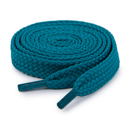 Шнурки для обуви, цв.140 бирюзовый, т.5, 100% полиэфир, 1 пара