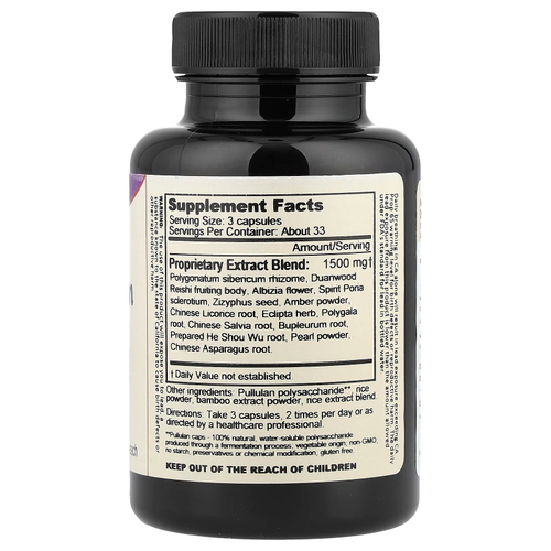 Dragon Herbs, Pearl Shen, 500 мг, 100 растительных капсул