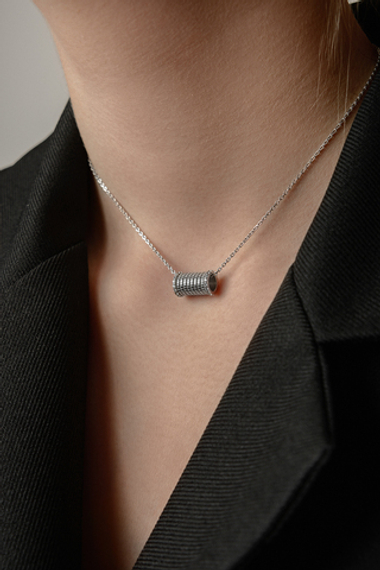 Серебряная подвеска "Shik" 13 мм