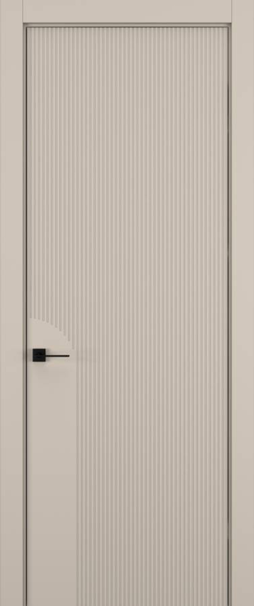 Дверь 2 VERTICAL Матовый Светлый Бежевый