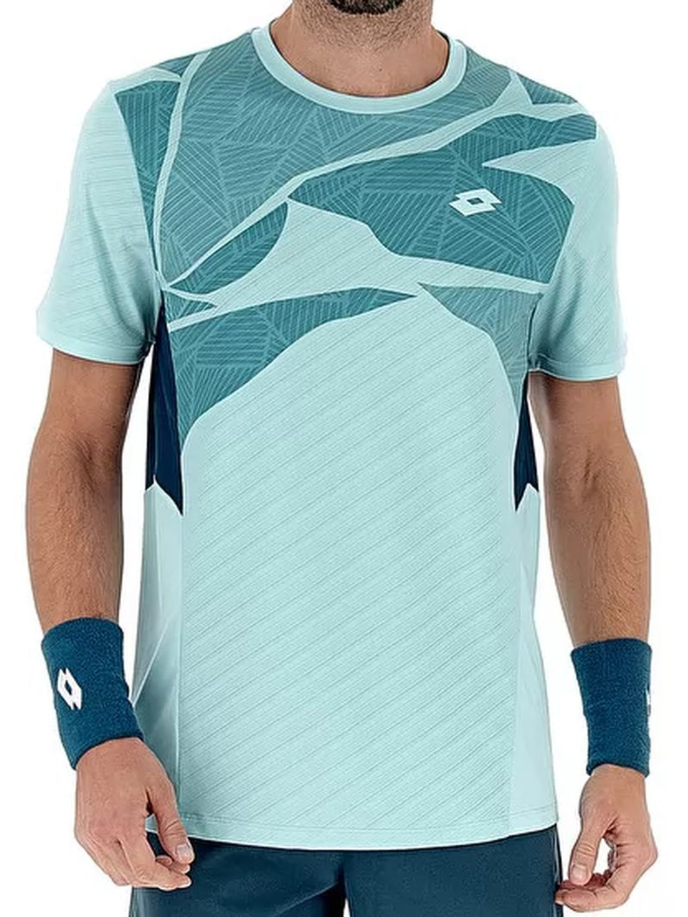 Теннисная футболка Lotto Tech I - D2 T-Shirt - blue 2975C