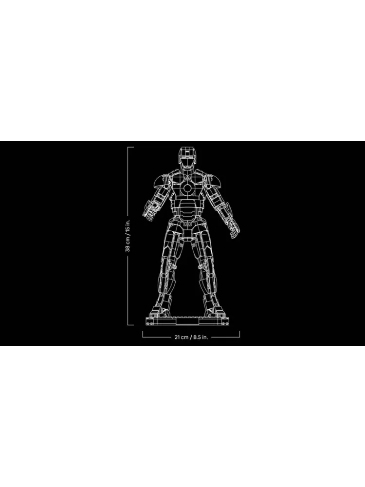 Конструктор Marvel 76344 Коллекционный Iron Man Mark 3