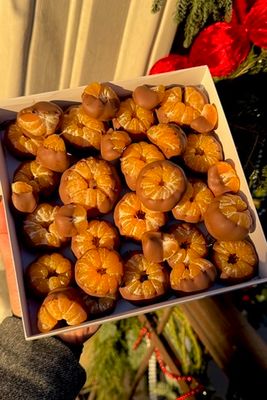 Мандарины в шоколаде