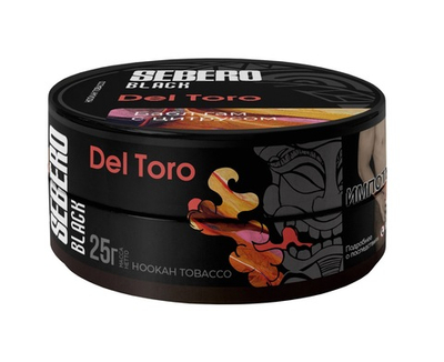 Sebero Black - Del Toro (Бабл гам с цитрусом), 25 гр