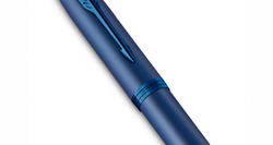 Перьевая ручка Parker IM Monochrome Blue, перо:F, цвет чернил: blue, в подарочной упаковке.