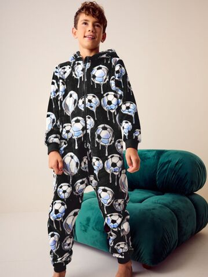 Комбинезон флисовый для мальчика Next N27-304, Черный