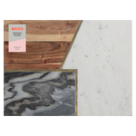 Доска сервировочная elements из мрамора, камня и акации 40х30 см