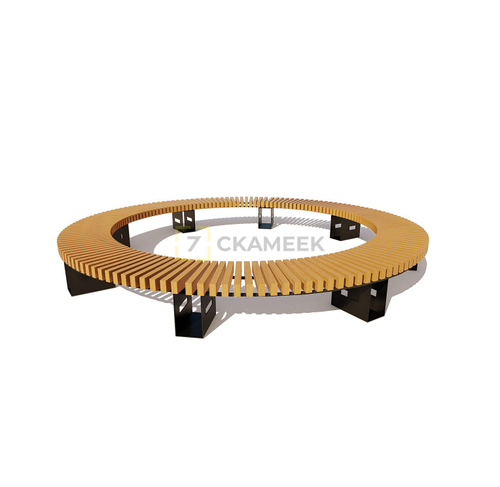 Садово-парковая скамейка «Сити» ангарская сосна,30х60,9425)