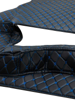 Ковры 3D SITRAK C7H MAX (экокожа, черный, синяя строчка)