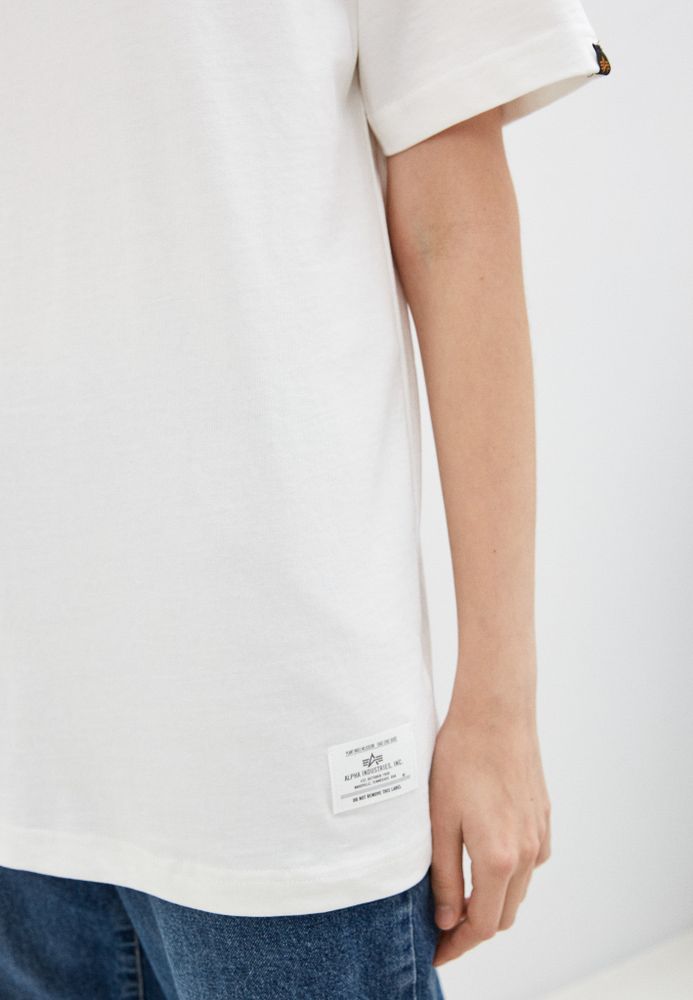 Футболка Alpha Industries Essential White Футболка Alpha Industries Essential White
