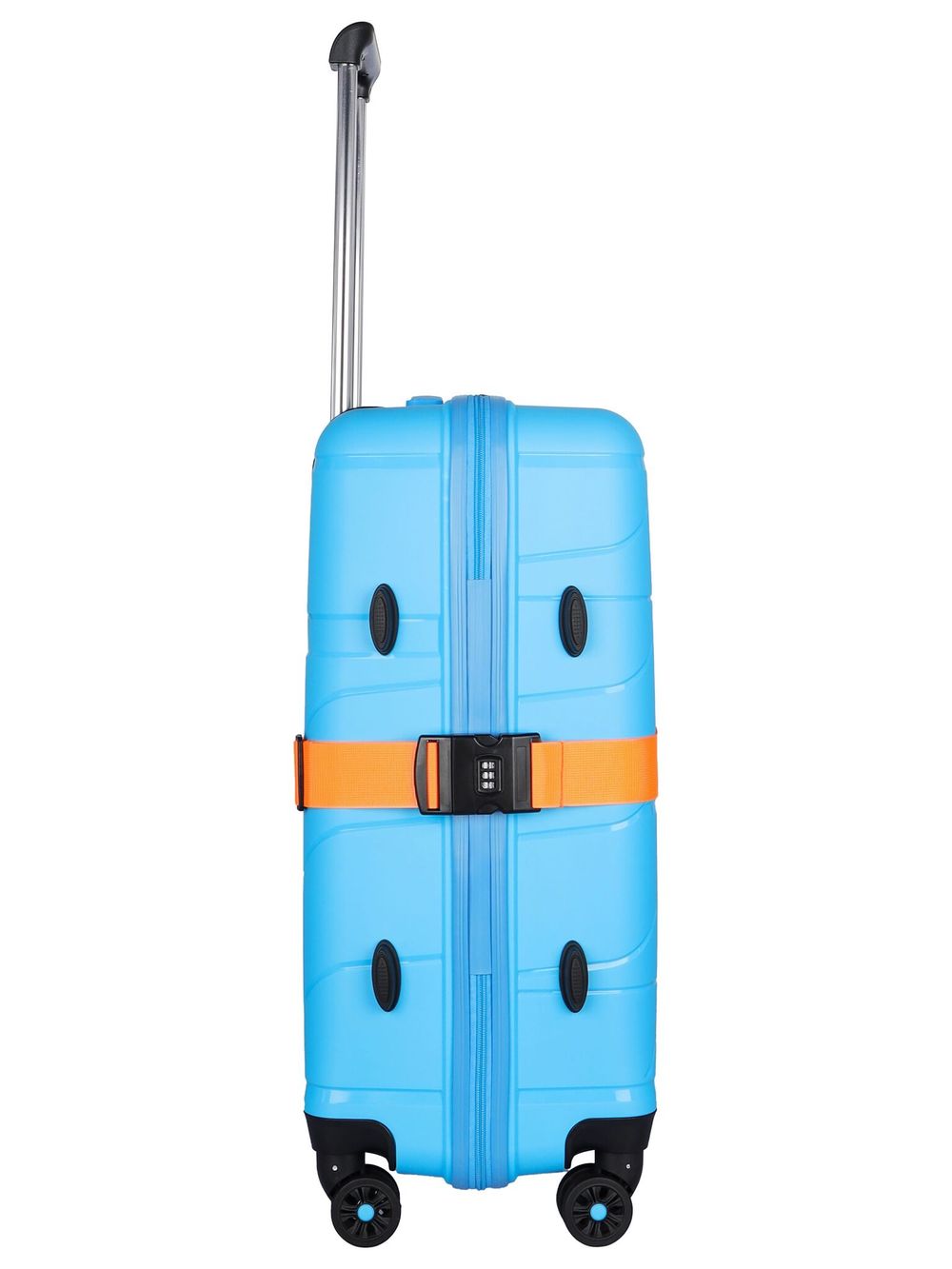 Чемодан 463 / С ремнем / Полипропилен