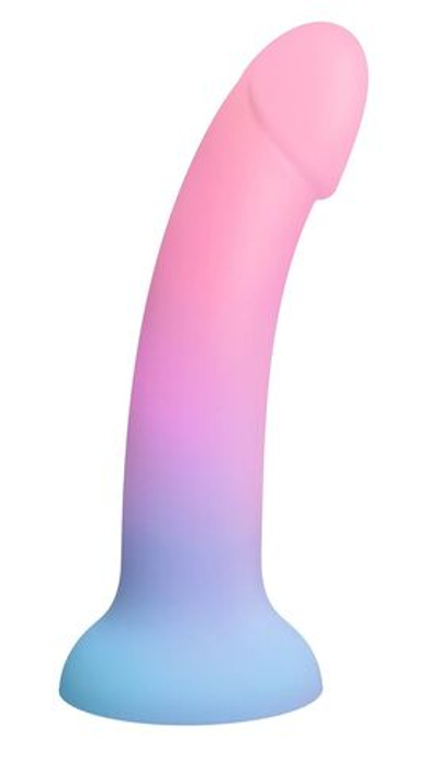 Фаллоимитатор из жидкого силикона Dildolls Utopia S - 15,3 см. (Цвет: разноцветный)