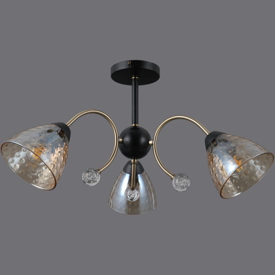 Люстра потолочная ILLUMICO E27 IL0230-3CSQ-29 BK AB