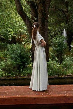 Платье-рубашка с поясом