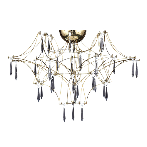 SL6601.202.78 Светильник потолочный ST-Luce Золотистый/Прозрачный LED 78*0,35W 3000K GRAVETTA