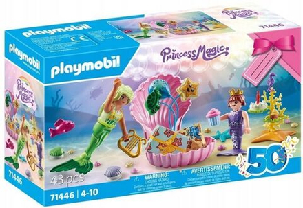Конструктор Playmobil Princess Magic - Вечеринка по случаю дня рождения русалки - Плеймобиль Принцессы 71446
